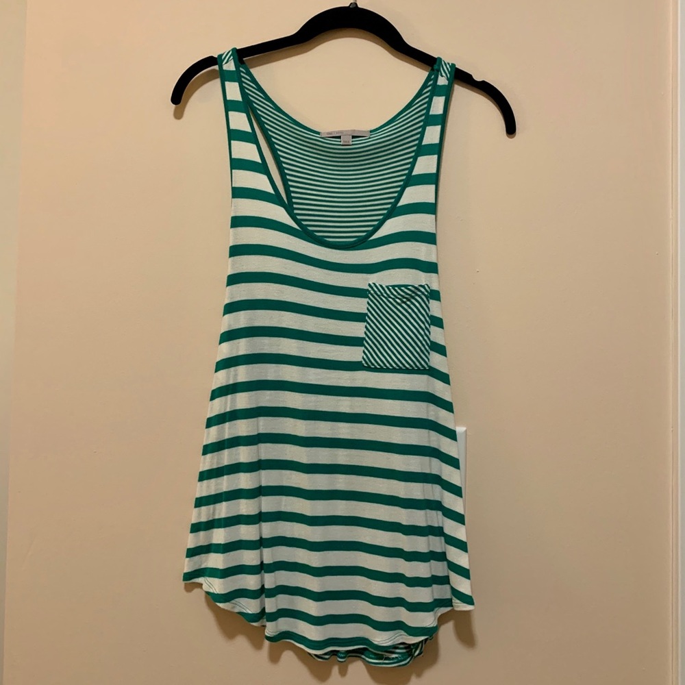 GAP striped racerback tank top